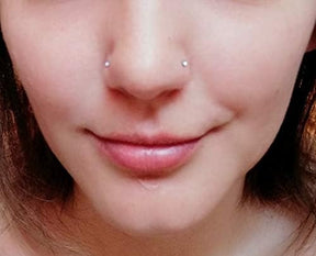 Piercing Nostril de Nariz Zircônia 5A de 3mm em Aço Inoxidável Cirúrgico